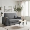 Mebel Elite Комплект із 2 двомісних крісел для сну Milan 2, сірий, PPHUE.MAJA2/POLARIS19/Z2/FW - Home Club, зображення 2