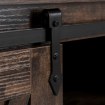 Mebel Elite Комод Arlo 100 см с полками, дуб рустикальный/чёрный, ME.ARLO/DRU/CZ/KOM - Home Club, изображение 7