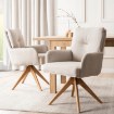 Mebel Elite Вращающееся кресло Bianco, бежевого цвета, ME.BIANCO/BZ/T/K - Home Club, изображение 3