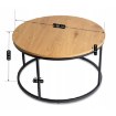 Mebel Elite Столик Lella Max «Золотой дуб», ME.MAXLELLA/DZ/CZ/L - Home Club, изображение 4