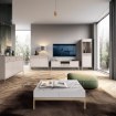 Mebel Elite Комод Marcos 154 см с рифлением, цвет «Кашмир/Золотой», W.MAGGIORE/KASZ/BZ/ZL/KOM3D3S - Home Club, изображение 3