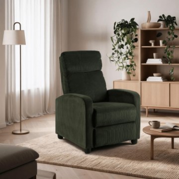 Mebel Elite Раскладной кресло Danny, зелёный, из вельвета, ME.DANNY/Z/SZTR/FW - Home Club