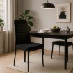 Mebel Elite Стул Naris, черный, велюровый, ME.NARIS/CZ/V/K - Home Club, изображение 2