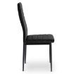 Mebel Elite Стул Naris, черный, велюровый, ME.NARIS/CZ/V/K - Home Club, изображение 4
