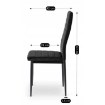 Mebel Elite Стул Naris, черный, велюровый, ME.NARIS/CZ/V/K - Home Club, изображение 7