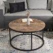 Mebel Elite Столик Tim Max из дуба в стиле рустик, ME.MAXTIM/DRU/CZ/L - Home Club, изображение 2