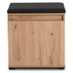 Mebel Elite Шкафчик для обуви Parma 50 см, дуб Artisan/графит, W.PARMA/80/DA/SZAFK - Home Club, изображение 4
