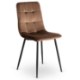 Mebel Elite Стул Peru, коричневый, велюровый, ME.PERU/BR/V/K - Home Club