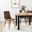 Mebel Elite Стул Peru, коричневый, велюровый, ME.PERU/BR/V/K - Home Club, изображение 2