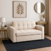 Mebel Elite Раскладной кресло-кровать Aster для сна, бежевого цвета, ME.ASTER/BZ/T/SOF - Home Club, изображение 2