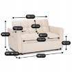 Mebel Elite Раскладной кресло-кровать Aster для сна, бежевого цвета, ME.ASTER/BZ/T/SOF - Home Club, изображение 15