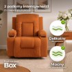 Mebel Elite Розкладне крісло з функцією масажу Box, руде, з вельветової тканини, ME.BOX2/BR/SZTR/FW - Home Club, зображення 6