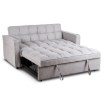 Mebel Elite Раскладной диван Aster 2 для сна, серый, ME.ASTER2/P/T/SOF - Home Club, изображение 4
