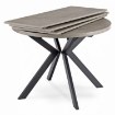 Mebel Elite Стіл Lukas, розкладний, 100–250 см, бетон/чорний, ME.LUKAS/BET/CZ/S - Home Club, зображення 3