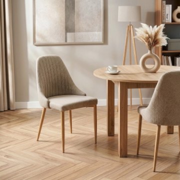 Mebel Elite Стілець Torino, бежевий, ME.TORINO/BZ/D/T/K - Home Club