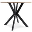 Mebel Elite Стіл Lauren 80 см, дуб золотистий/чорний, ME.LAUREN/D/CZ/S80 - Home Club, зображення 6