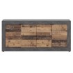 Mebel Elite Комод Blago 180 см, темний дуб/чорний, W.LUNEA/MA/OSD/KOM4D - Home Club, зображення 4