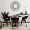 Mebel Elite Стул Gary из велюра, черный/орех, ME.GARY/CZ/O/V/DG/K - Home Club, изображение 3