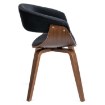 Mebel Elite Стул Gary из велюра, черный/орех, ME.GARY/CZ/O/V/DG/K - Home Club, изображение 8