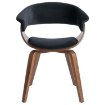 Mebel Elite Стул Gary из велюра, черный/орех, ME.GARY/CZ/O/V/DG/K - Home Club, изображение 9