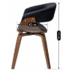 Mebel Elite Стул Gary из велюра, черный/орех, ME.GARY/CZ/O/V/DG/K - Home Club, изображение 11