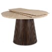Mebel Elite Стіл Adrien, розкладний, 120–200 см, травертин/горіх, ME.ADRIEN/TRAW/O/S - Home Club, зображення 2
