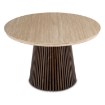 Mebel Elite Стіл Adrien, розкладний, 120–200 см, травертин/горіх, ME.ADRIEN/TRAW/O/S - Home Club, зображення 3