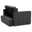 Mebel Elite Раскладной кресло Aster для сна, чёрный, ME.ASTER/CZ/T/SOF - Home Club, изображение 5