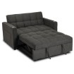Mebel Elite Раскладной кресло Aster для сна, чёрный, ME.ASTER/CZ/T/SOF - Home Club, изображение 9