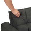Mebel Elite Раскладной кресло Aster для сна, чёрный, ME.ASTER/CZ/T/SOF - Home Club, изображение 11