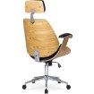 Mebel Elite Кресло «Золотой дуб» Fabian, «Золотой дуб»/черная экокожа, ME.FABIAN/D/CZ/E/FO - Home Club, изображение 5