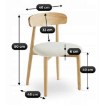 Mebel Elite Стул Alvin «Дуб/Бежевый», ME.ALVIN/BZ/D/T/K - Home Club, изображение 10