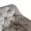 Mebel Elite Вращающееся кресло Konor, серое велюровое, ME.KONOR/P/ZL/V/FO - Home Club, изображение 7