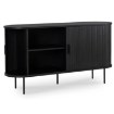 Mebel Elite Двухдверный комод с выдвижными ящиками Trish 140, черный, ME.TRISH/CZ/KOM140 - Home Club, изображение 3