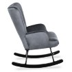 Mebel Elite Крісло-гойдалка Elis, сіре, ME.ELIS/P/V/FW - Home Club, зображення 4