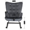 Mebel Elite Крісло-гойдалка Elis, сіре, ME.ELIS/P/V/FW - Home Club, зображення 8