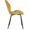 Mebel Elite Стул Lucky, горчичного цвета, велюровый, ME.LUCKY/CU/V/K - Home Club, изображение 6