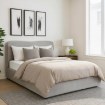 Mebel Elite Ліжко 160x200 Bristol із ящиком для речей, сіре велюрове, ME.BRISTOL/160/P/V/LOZZPOJ - Home Club, зображення 2