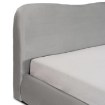 Mebel Elite Ліжко 160x200 Bristol із ящиком для речей, сіре велюрове, ME.BRISTOL/160/P/V/LOZZPOJ - Home Club, зображення 9
