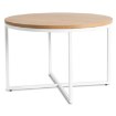 Mebel Elite Столик Hantel «Золотой дуб»/«Белый», ME.HANTEL/DZ/B/L - Home Club