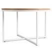 Mebel Elite Столик Hantel «Золотой дуб»/«Белый», ME.HANTEL/DZ/B/L - Home Club, изображение 3