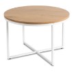 Mebel Elite Столик Hantel «Золотой дуб»/«Белый», ME.HANTEL/DZ/B/L - Home Club, изображение 4