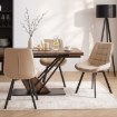 Mebel Elite Стілець Rick, бежевий, велюровий, ME.RICK/BZ/V/K - Home Club, зображення 2