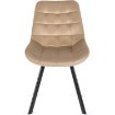 Mebel Elite Стілець Rick, бежевий, велюровий, ME.RICK/BZ/V/K - Home Club, зображення 3
