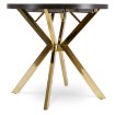Mebel Elite Стол Dorian, раскладной, 80–160 см, черный/золотой, ME.DORIAN/CZ/ZL/S - Home Club, изображение 7