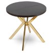 Mebel Elite Стол Dorian, раскладной, 80–160 см, черный/золотой, ME.DORIAN/CZ/ZL/S - Home Club, изображение 8