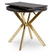 Mebel Elite Стол Dorian, раскладной, 80–160 см, черный/золотой, ME.DORIAN/CZ/ZL/S - Home Club, изображение 9