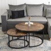 Mebel Elite Комплект столиків Figo Max «Дуб у стилі рустик», ME.MAXFIGO/DRU/CZ/L - Home Club, зображення 2
