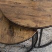 Mebel Elite Комплект столиків Figo Max «Дуб у стилі рустик», ME.MAXFIGO/DRU/CZ/L - Home Club, зображення 4