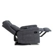 Mebel Elite Розкладне крісло з функцією масажу Sebastian, темно-сіре, тканинне, ME.SEBASTIAN/CZ/T/FW - Home Club, зображення 8